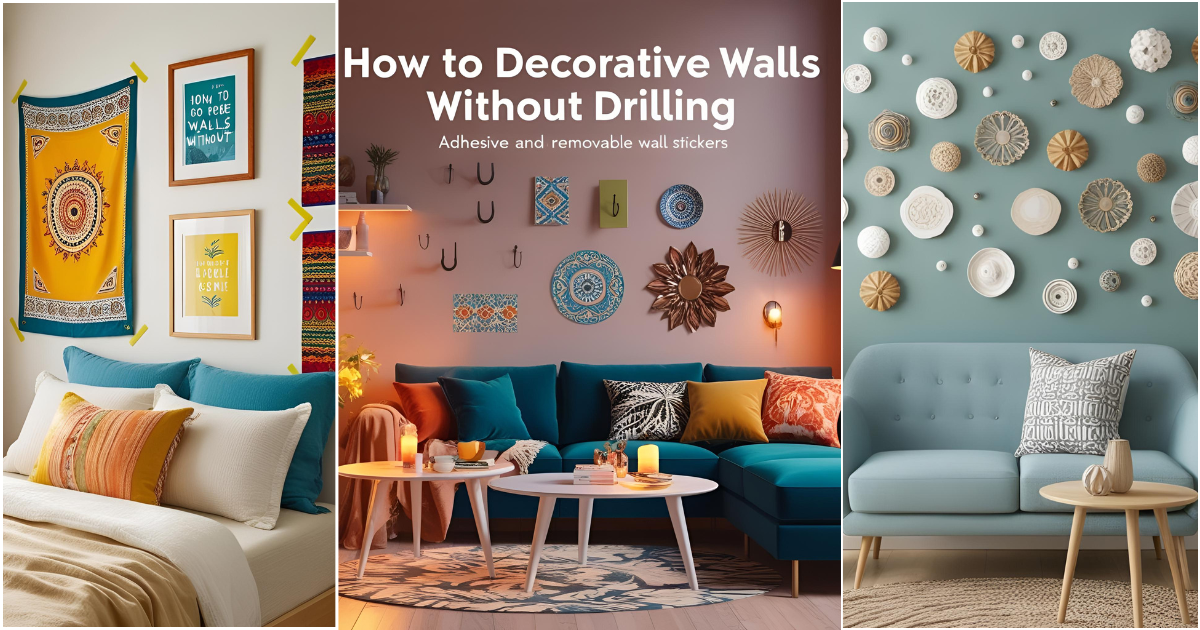 You are currently viewing Discover 12 Stylish And Smart Ways For How To Decorate Walls Without Drilling