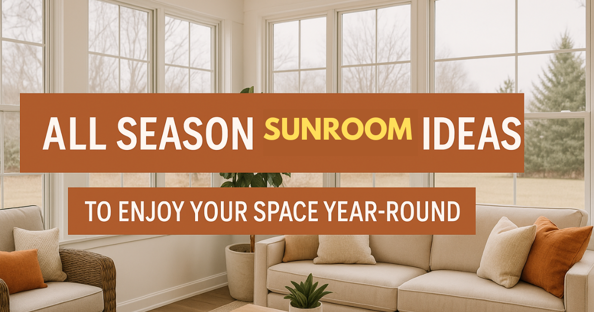 You are currently viewing 12 Inspiring All Season Sunroom Ideas to Enjoy Your Space Year Round
