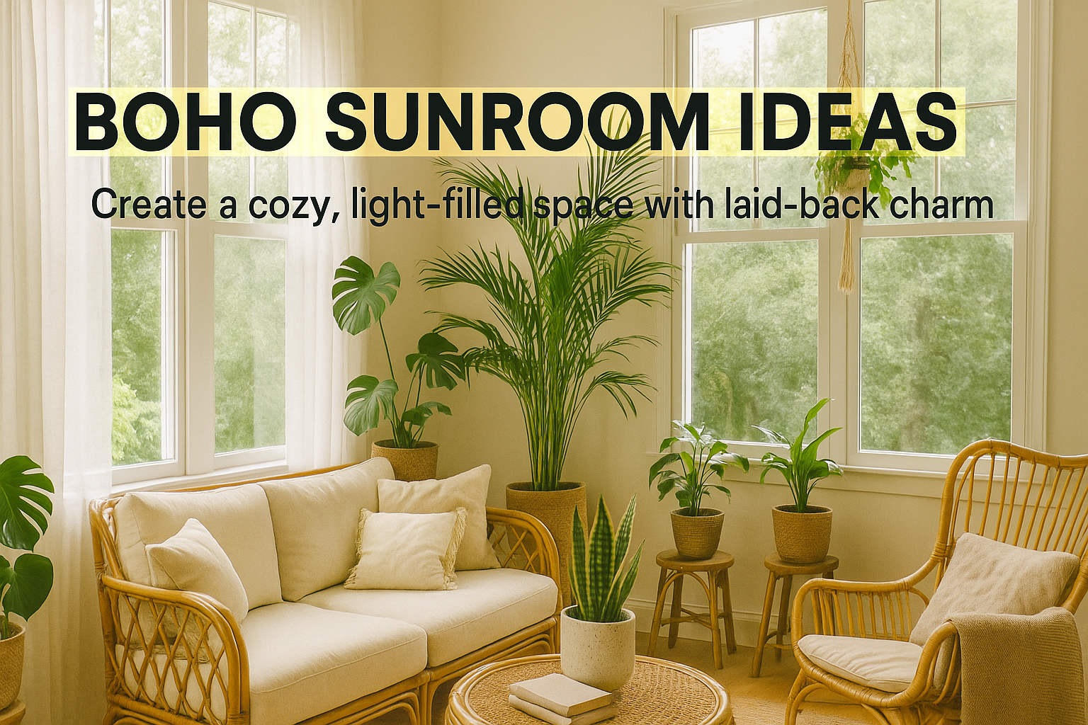 Read more about the article Discover 12 Stunning Boho Sunroom Ideas to Create a Relaxed, Light-Filled Retreat