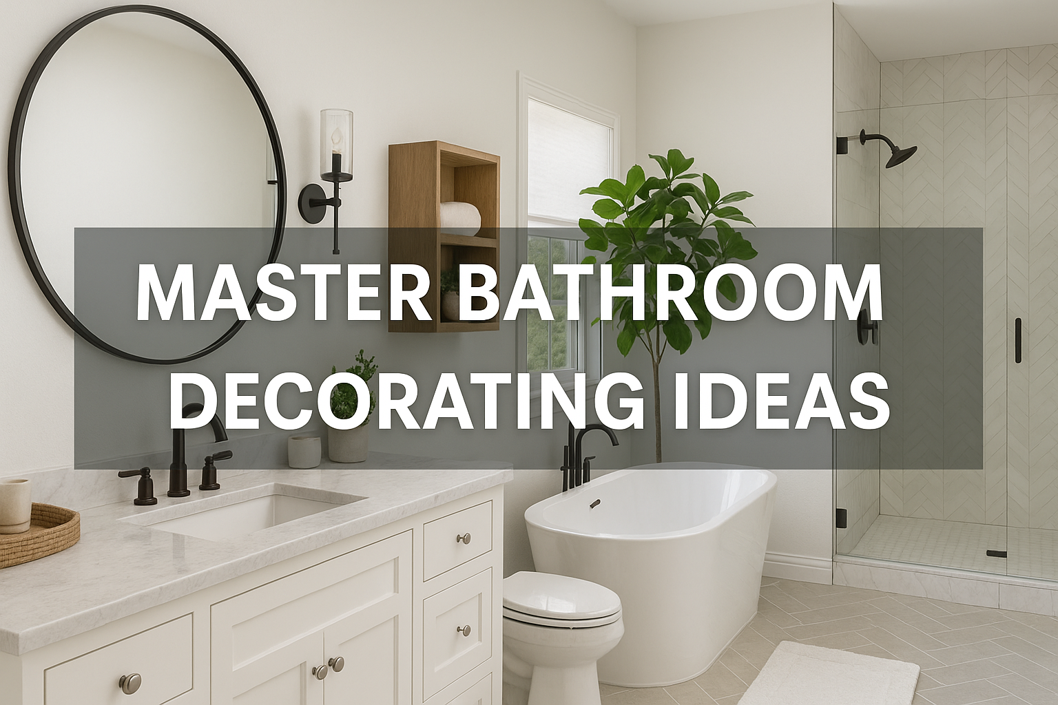 Read more about the article Explore 12 Elegant Master Bathroom Decorating Ideas to Transform Your Space