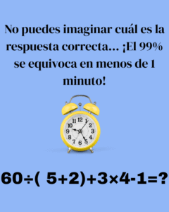 Read more about the article Solo los genios pueden resolver esto en 1 minuto: ¿Eres uno de ellos?