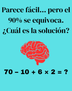 Read more about the article ¡No uses calculadora — Usa tu cerebro!