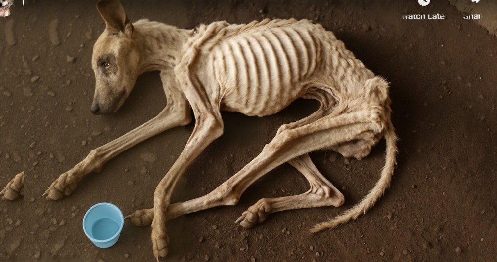 Read more about the article Dog abandoned with cancer, His Bones Jutted Out — But His Eyes Still Begged for Life
